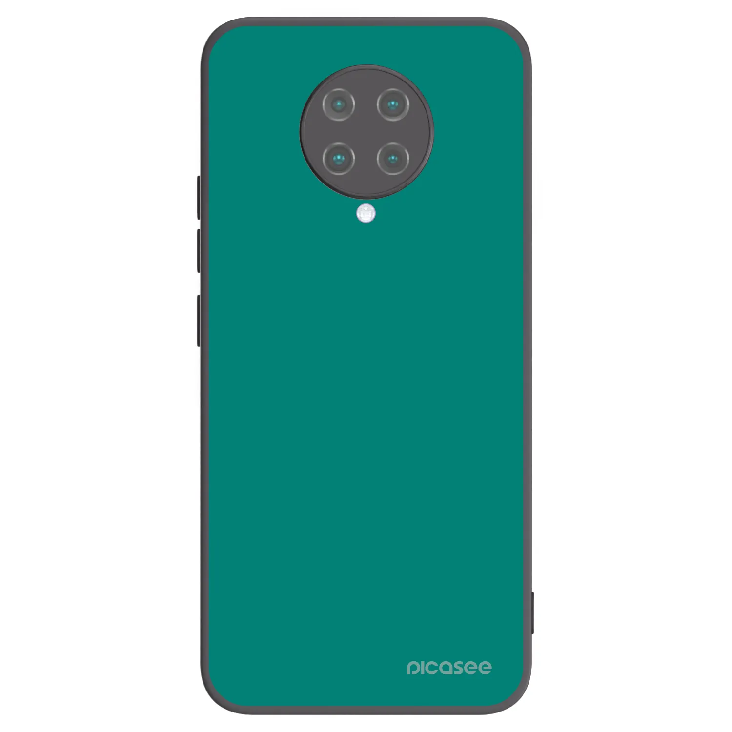 Picasee Μαύρη θήκη σιλικόνης για Xiaomi Poco F2 Pro - Emerald Mist