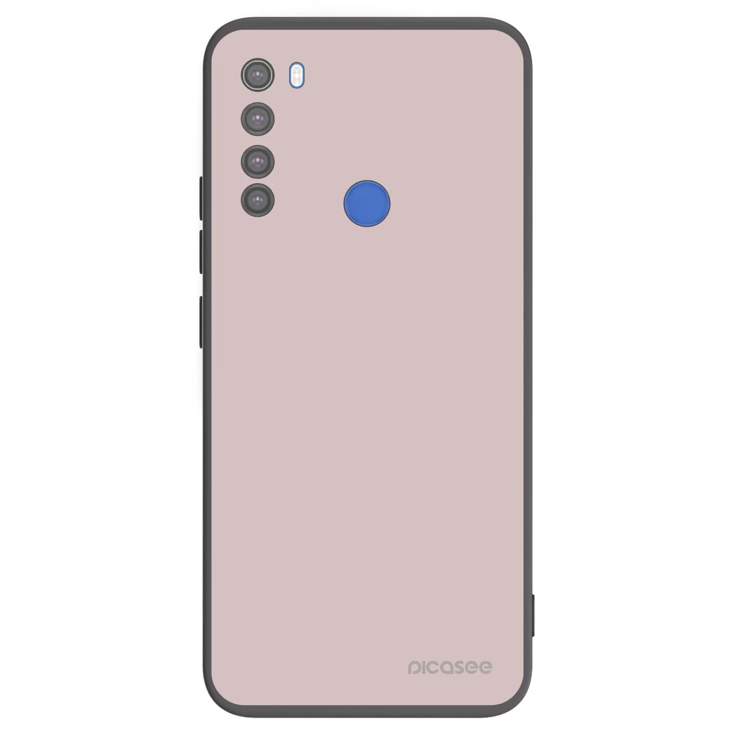 Picasee Μαύρη θήκη σιλικόνης για Xiaomi Redmi Note 8T - Fantasy Fade