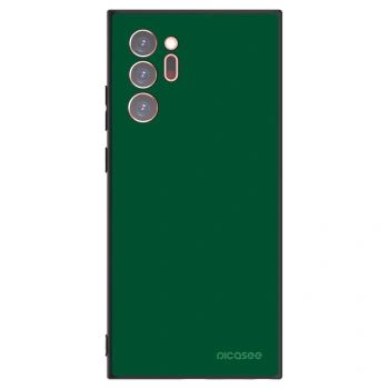 Picasee Μαύρη θήκη σιλικόνης για Samsung Galaxy Note 20 Ultra - Green Gleam