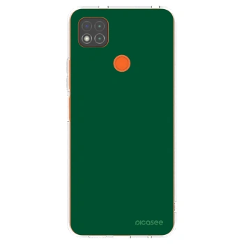 Picasee διαφανής θήκη σιλικόνης Xiaomi Redmi 9C - Green Gleam