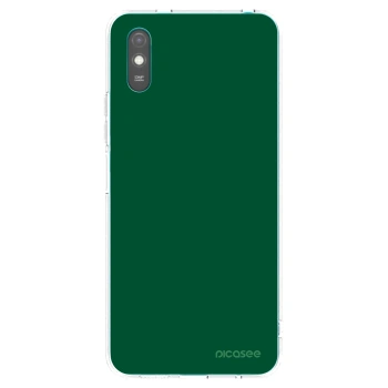 Picasee διαφανής θήκη σιλικόνης Xiaomi Redmi 9A - Green Gleam