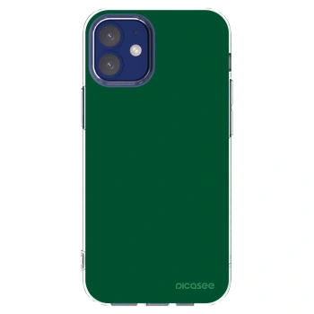 Picasee διαφανής θήκη σιλικόνης Apple iPhone 12 mini - Green Gleam