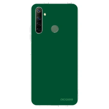 Picasee διαφανής θήκη σιλικόνης Realme 6i - Green Gleam