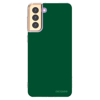 Picasee διαφανής θήκη σιλικόνης Samsung Galaxy S21+ 5G G996F - Green Gleam