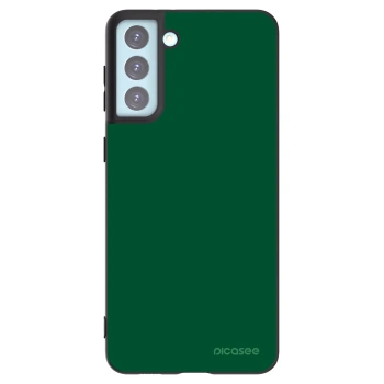 Picasee Μαύρη θήκη σιλικόνης για Samsung Galaxy S21+ 5G G996F - Green Gleam
