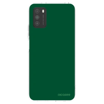 Picasee διαφανής θήκη σιλικόνης Xiaomi Poco M3 - Green Gleam