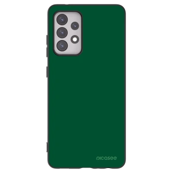 Picasee Μαύρη θήκη σιλικόνης για Samsung Galaxy A52 5G A525F - Green Gleam