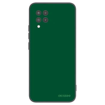 Picasee Μαύρη θήκη σιλικόνης για Samsung Galaxy A42 A426B - Green Gleam