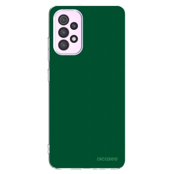 Picasee διαφανής θήκη σιλικόνης Samsung Galaxy A32 5G A326B - Green Gleam