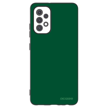 Picasee Μαύρη θήκη σιλικόνης για Samsung Galaxy A32 5G A326B - Green Gleam