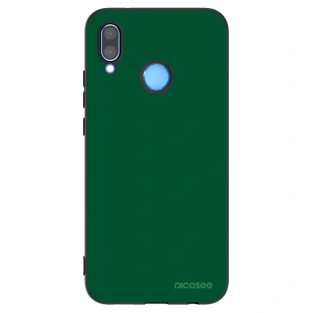 Picasee Μαύρη θήκη σιλικόνης για Huawei P20 Lite - Green Gleam