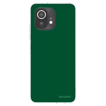 Picasee διαφανής θήκη σιλικόνης Xiaomi Mi 11 - Green Gleam