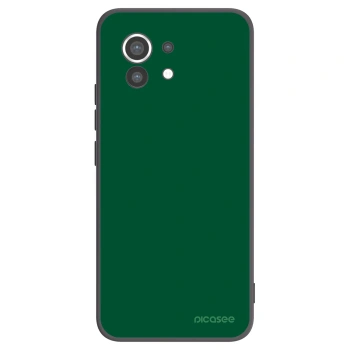 Picasee Μαύρη θήκη σιλικόνης για Xiaomi Mi 11 - Green Gleam