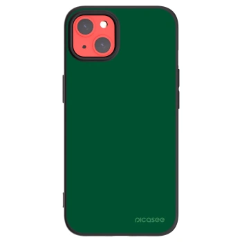 Picasee Μαύρη θήκη σιλικόνης για Apple iPhone 13 - Green Gleam