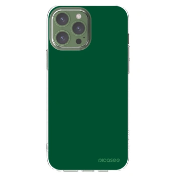 Picasee διαφανής θήκη σιλικόνης Apple iPhone 13 Pro Max - Green Gleam