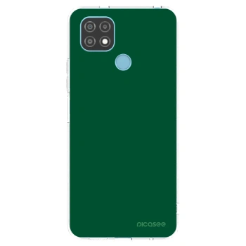 Picasee διαφανής θήκη σιλικόνης Realme C21 - Green Gleam