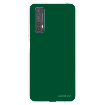 Picasee διαφανής θήκη σιλικόνης Realme 7 - Green Gleam