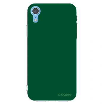 Picasee διαφανής θήκη σιλικόνης Apple iPhone XR - Green Gleam
