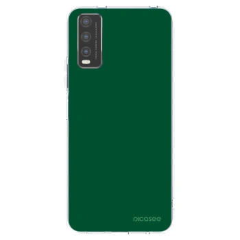 Picasee διαφανής θήκη σιλικόνης Vivo Y20s - Green Gleam