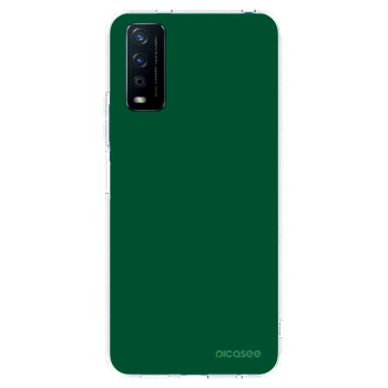 Picasee διαφανής θήκη σιλικόνης Vivo Y11s - Green Gleam