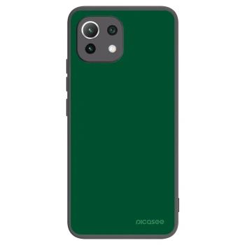 Picasee Μαύρη θήκη σιλικόνης για Xiaomi 11 Lite 5G NE - Green Gleam