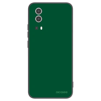 Picasee Μαύρη θήκη σιλικόνης για Vivo Y72 5G - Green Gleam