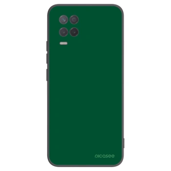 Picasee Μαύρη θήκη σιλικόνης για Realme 8 5G - Green Gleam