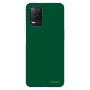 Picasee διαφανής θήκη σιλικόνης Realme 8 5G - Green Gleam
