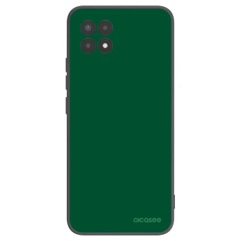 Picasee Μαύρη θήκη σιλικόνης για Realme 8i - Green Gleam