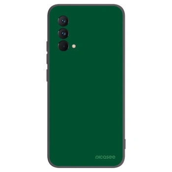 Picasee Μαύρη θήκη σιλικόνης για Realme GT Master Edition 5G - Green Gleam