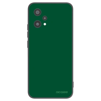 Picasee Μαύρη θήκη σιλικόνης για Realme 9 Pro 5G - Green Gleam