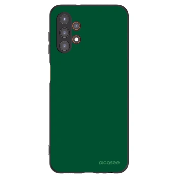 Picasee Μαύρη θήκη σιλικόνης για Samsung Galaxy A13 4G A135 - Green Gleam