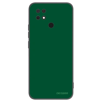 Picasee Μαύρη θήκη σιλικόνης για Xiaomi Redmi 10C - Green Gleam
