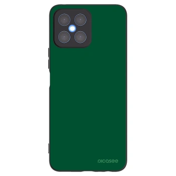 Picasee Μαύρη θήκη σιλικόνης για Honor X8 4G - Green Gleam