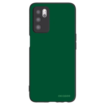 Picasee Μαύρη θήκη σιλικόνης για OPPO A16 - Green Gleam