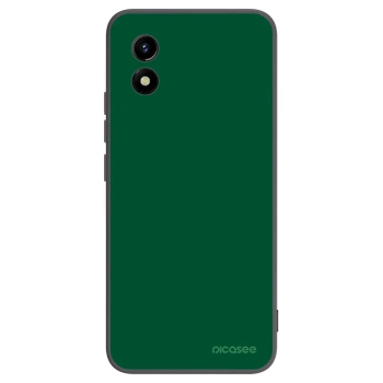 Picasee Μαύρη θήκη σιλικόνης για Vivo Y01 - Green Gleam