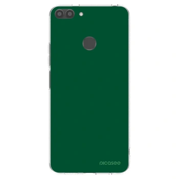 Picasee διαφανής θήκη σιλικόνης Huawei P Smart - Green Gleam