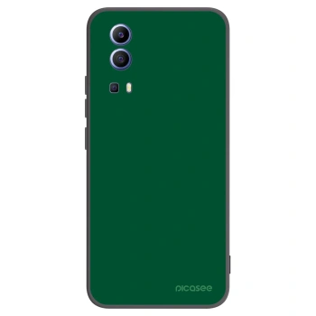 Picasee Μαύρη θήκη σιλικόνης για Vivo Y52 5G - Green Gleam