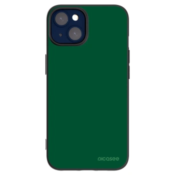 Picasee Μαύρη θήκη σιλικόνης για Apple iPhone 14 - Green Gleam