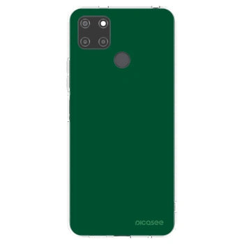 Picasee διαφανής θήκη σιλικόνης Realme C21Y - Green Gleam