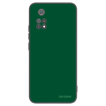 Picasee Μαύρη θήκη σιλικόνης για Xiaomi Poco M4 Pro - Green Gleam