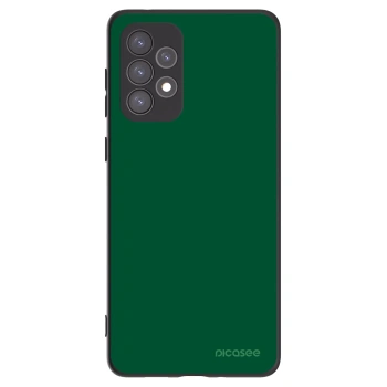 Picasee Μαύρη θήκη σιλικόνης για Samsung Galaxy A73 5G - Green Gleam