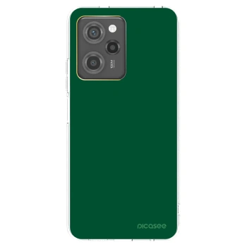 Picasee Μαύρη θήκη σιλικόνης για Xiaomi Poco X5 Pro - Green Gleam