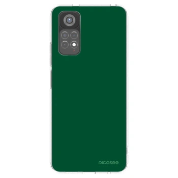 Picasee διαφανής θήκη σιλικόνης Xiaomi Redmi Note 11S 5G - Green Gleam