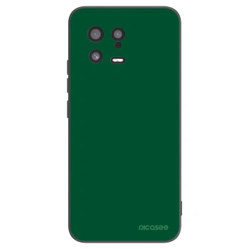 Picasee Μαύρη θήκη σιλικόνης για Xiaomi 13 - Green Gleam