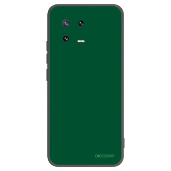 Picasee Μαύρη θήκη σιλικόνης για Xiaomi 13 Pro - Green Gleam