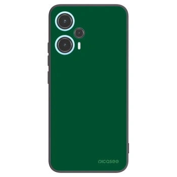 Picasee Μαύρη θήκη σιλικόνης για Xiaomi Poco F5 - Green Gleam
