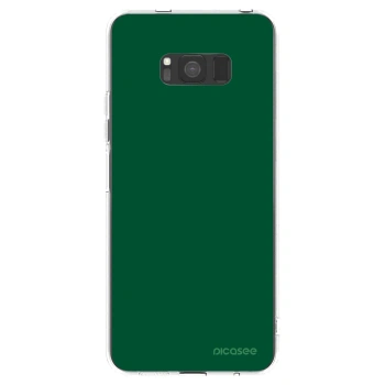 Picasee διαφανής θήκη σιλικόνης Samsung Galaxy S8 G950F - Green Gleam