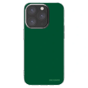 Picasee διαφανής θήκη σιλικόνης Apple iPhone 15 Pro - Green Gleam