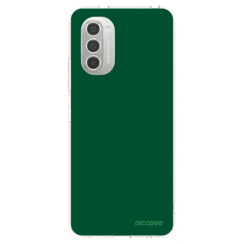 Picasee διαφανής θήκη σιλικόνης Motorola Moto G51 - Green Gleam